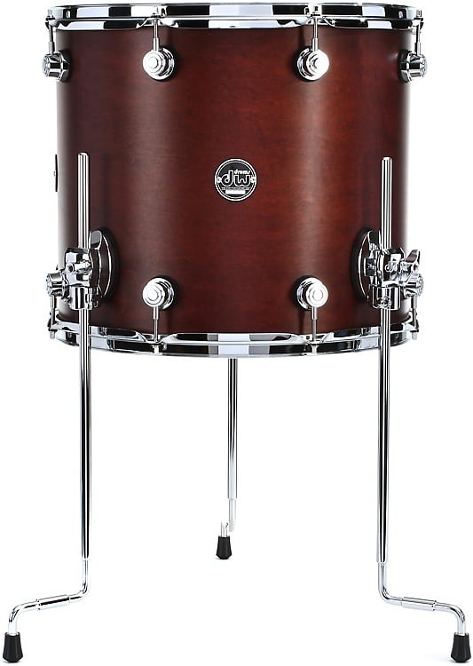 DW Performance Series Floor Tom - 14 x 16 inch - Tobacco Stain image 1
