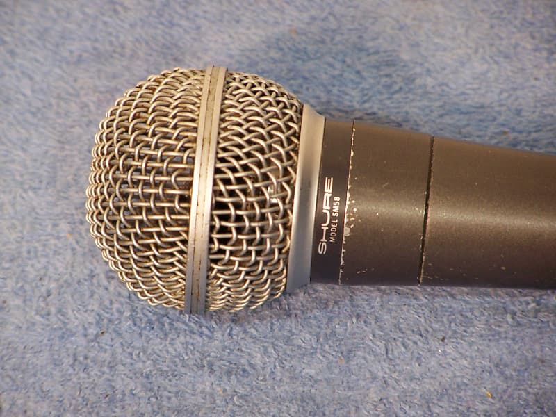 VINTAGE USA SHURE SM-58 UNIDIRECTIONAL DYNAMIC MIC MICROPHONE | Reverb