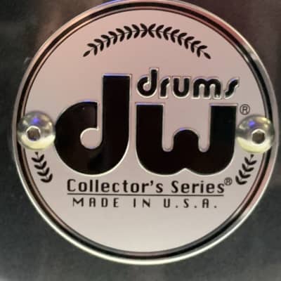 DW Collector's Series 6.5 x 14" Snare Drum - Black Mirror Lacquer Finish - Super Clean! image 2