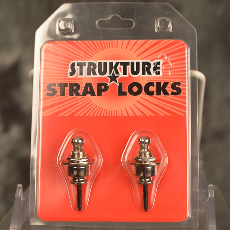 Strukture Pro Strap Lock Nickel w/ SAME DAY SHIPPING Reverb