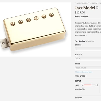 Seymour Duncan SH-2n Jazz Neck Humbucker | Reverb