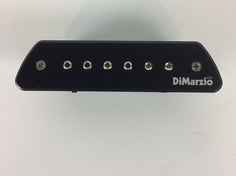 Dimarzio DP234 The Black Angel Passive Magnetic Soundhole Pickup, Matte  Black