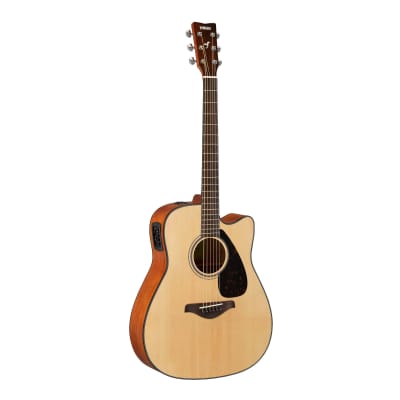 Yamaha FGX800C Natural Electro-Acoustic Guitar image 1