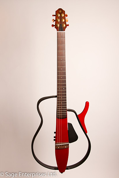 Yamaha SLG100S Silent Guitar Unique Wine Red Reverb Canada