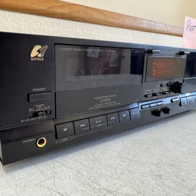 Sansui D-X311WR Dual Cassette Deck HiFi Stereo Vintage Home | Reverb