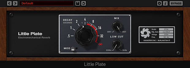 Soundtoys Little Plate Reverb image 1