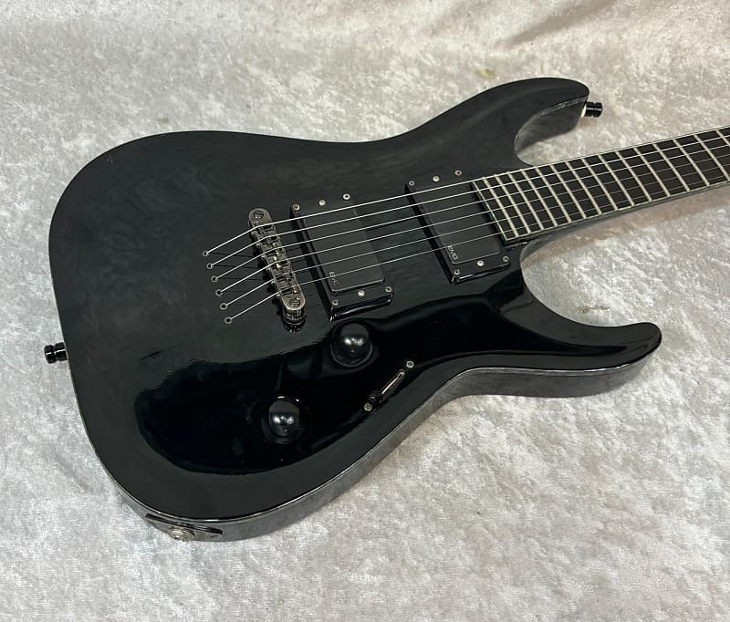 Edwards by ESP E-HR-125E guitar in gloss black finish image 1