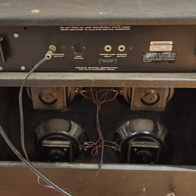ACOUSTIC model 124 (1974-78) – 350 watts/4 x 10 speakers image 7