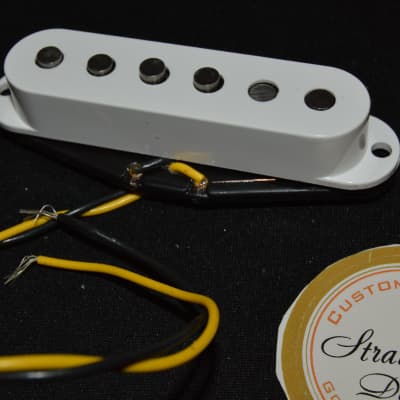 Fender Stratocaster Single Coil US Tex-Mex  2022 White BRIDGE pickup image 5