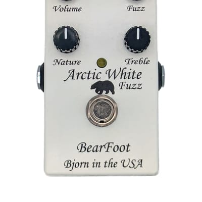 Reverb.com listing, price, conditions, and images for bearfoot-fx-arctic-white-fuzz