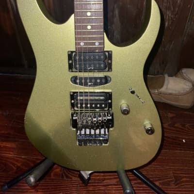 Ibanez Rg 750 2000 - Candy Apple Green image 2