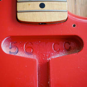 2000 Fender Stratocaster Custom Shop 1956 Closet Classic Relic Guitar Fiesta Red w/ Original Case image 22