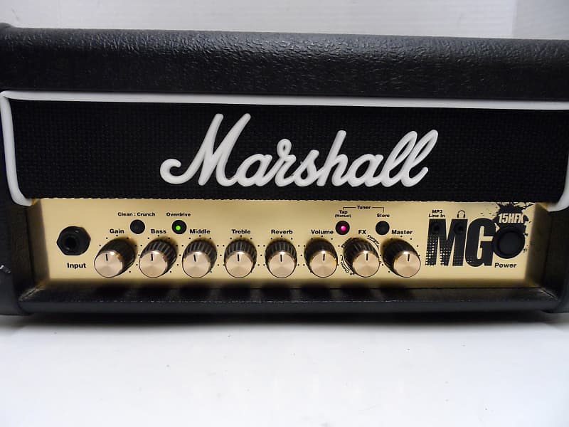 Vintage Marshall LEAD Guitar Amp Amplifier MG15HFX MINI MICRO STACK Head  Cabinet MG15 HFX MG 15 10