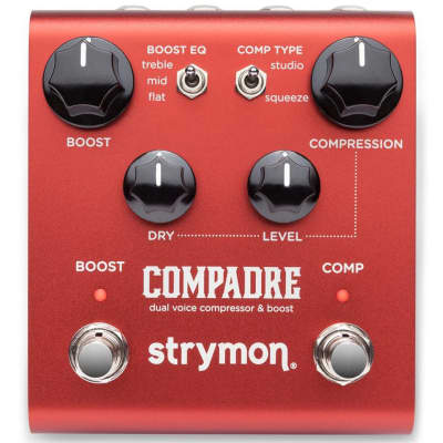 Strymon Compadre Dual Voice Compressor and Boost Effects Pedal image 1