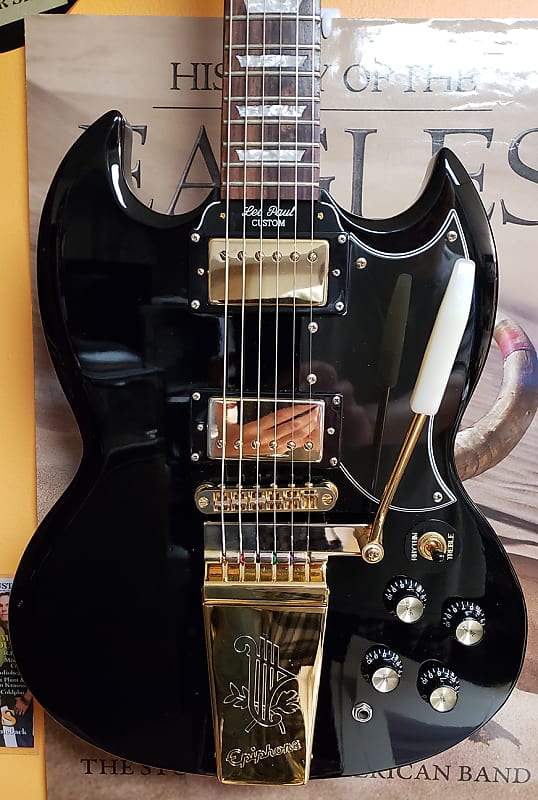 2005年製 EPIPHONE SG G-400 Maestro Vibrola ”Custom Shop Limited Edition”  ハードケース付(エピフォン)｜売買されたオークション情報、yahooの商品情報をアーカイブ公開 - オークファン 楽器、器材