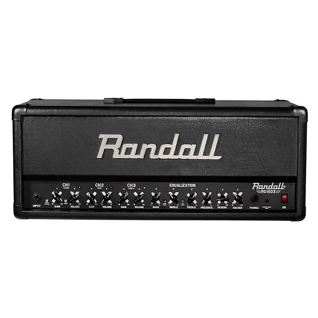 Randall RG1503H 3-Channel 150-Watt Solid State Guitar Amp Head