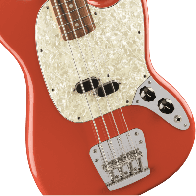 Fender  Vintera '60s Mustang Bass Fiesta Red image 2