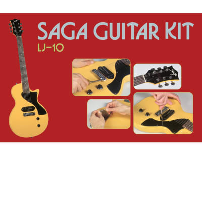 Saga Musical Instruments LJ-10 Student Electric Guitar Kit, Single Cutaway image 3