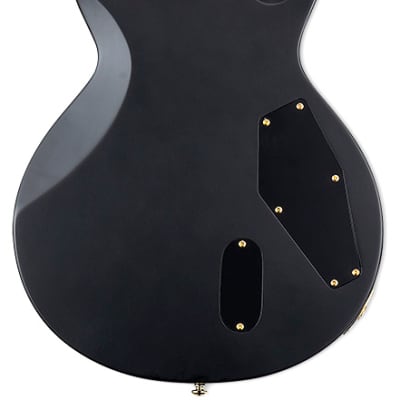 ESP LTD Deluxe EC-1000 LH Left-Handed EMG Guitar – Vintage Black image 5