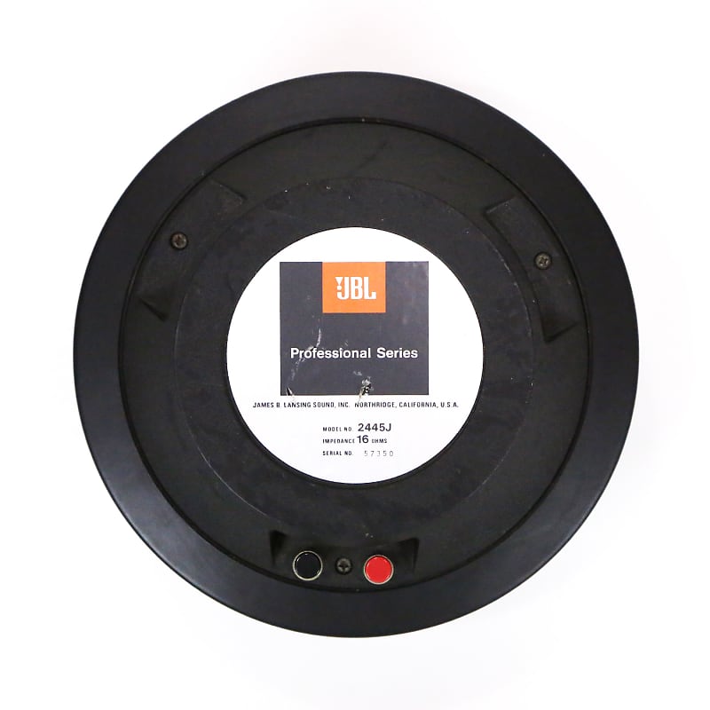 1996 JBL 2445J 16 Ohm High Frequency Compression Driver Matching
