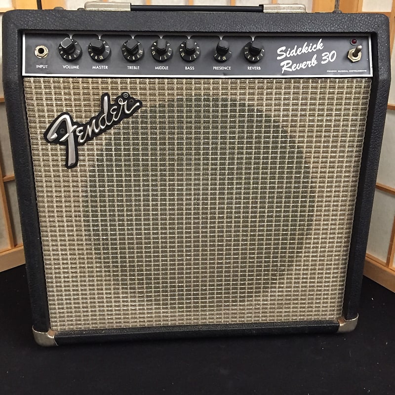 Fender Sidekick 30 Reverb 80's Black face