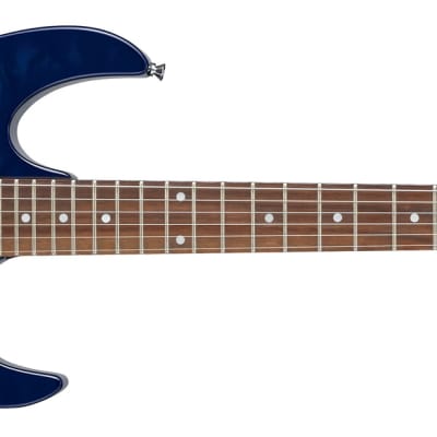 Ibanez GRX70QA-TBB Transparent Blue Burst Electric Guitar image 2