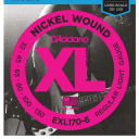 D'Addario EXL170-6 6-String Nickel Wound Regular Light Bass Strings 32-130