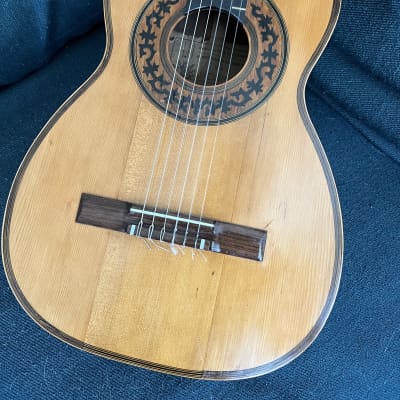 1892 J. Cortes Classical guitar made in Valencia, Spain. Spruce/Walnut image 1