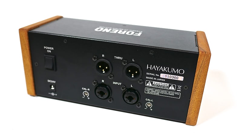 HAYAKUMO FORENO VU METER Made in Japan 2020 Black