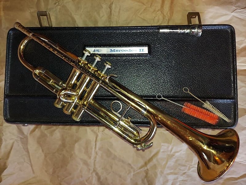 Bach MercedesII Trumpet, USA, w/ Case and 7C Mouthpiece, Reverb