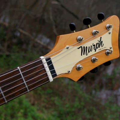 MURPH SQUIRE ii-T 1965 Aged Candy Apple Red. Offset Guitar Styled after Jaguar and Strat. ULTRA RARE image 24