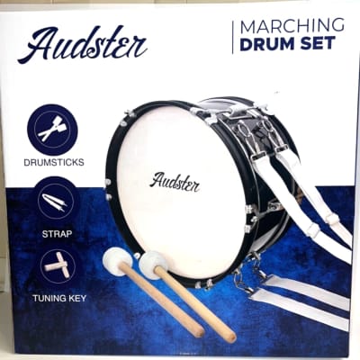 Audster 7x16  marching bass/tenor/tom drum 2022 - Black image 5