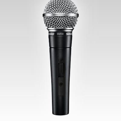 Shure SM58S Cardioid Dynamic Microphone w/ On-Off Switch image 1