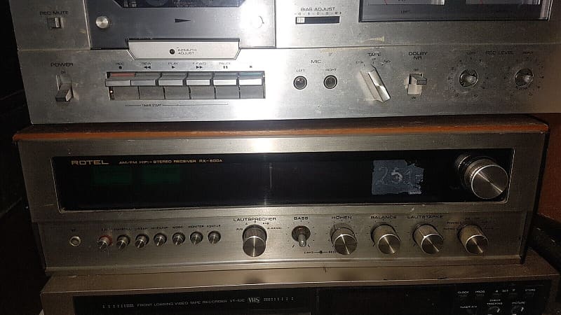 70&#039;s ROTEL RX 600 A RECEIVER  			