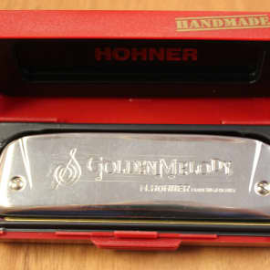 Hohner 542BL-B Progressive Series Golden Melody Harmonica - Key of B