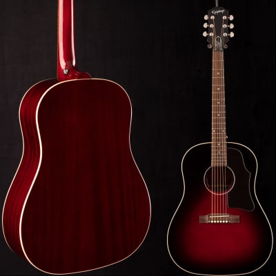 Epiphone Slash J-45 Acoustic Guitar - Vermillion Burst | Reverb