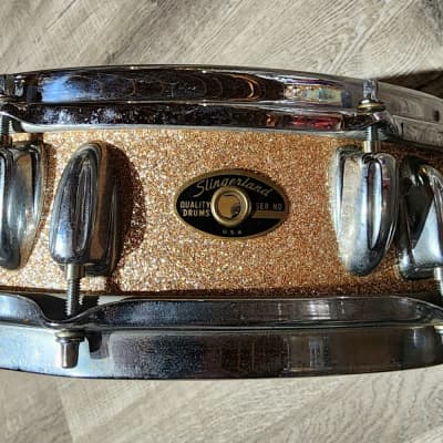 Used Vintage Slingerland 4pc Drum Set Champagne Sparkle Mid-60s w/Piccolo Snare image 9