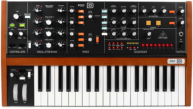 Behringer Poly D Polyphonic Analog Synthesizer image 1