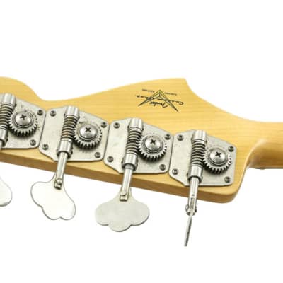 Fender Custom Shop 1964 Jazz Bass Journeyman Relic 3 Tone Sunburst Lefty image 5