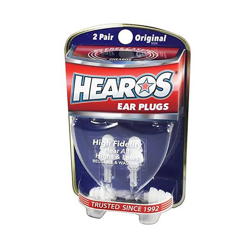 Hearos High Fidelity Ear Plugs 1 Pair with Case Reverb