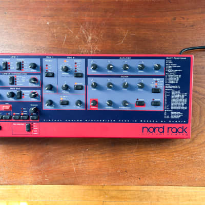 Clavia Nord Lead 1 Rack Mount Desktop Virtual Analog Synthesizer w/ PCMCIA Card