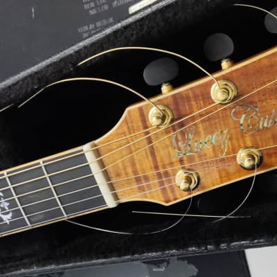 Lueez Custom Acoustic Guitar (Ayers Guitar Factory) [Handmade - One of a kind] OM / Koa / Sprunce image 7