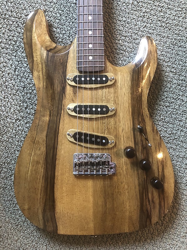 ZenJohn Custom Carved Top Stratocaster with MF Guitars Mark