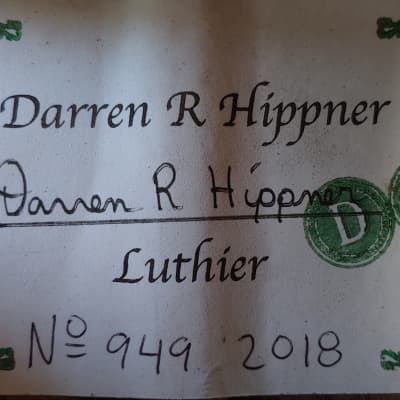 2018 Darren Hippner - Rosewood with Spruce Concert Classical Guitar image 10