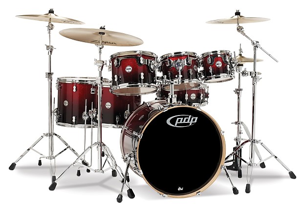 PDP PDCM2217RB Concept Maple Series 7x8" / 8x10" / 9x12" / 12x14" / 14x16" / 18x22" / 5.5x14" 7pc Shell Pack image 1