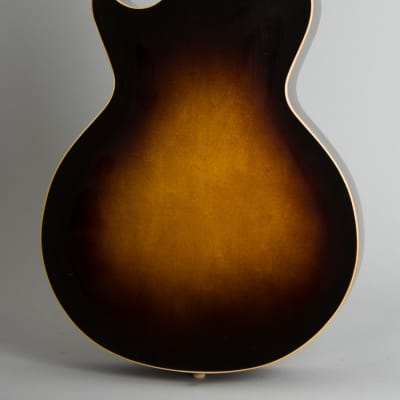 Gibson  ES-140 Arch Top Hollow Body Electric Guitar (1953), ser. #Y3501-81, brown alligator chipboard case. image 4