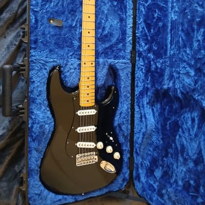 Warmoth Telecaster hybrid (Stratocaster) Black | Reverb