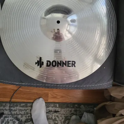 Donner  Acoustic Cymbal Set 2022- Silver image 1