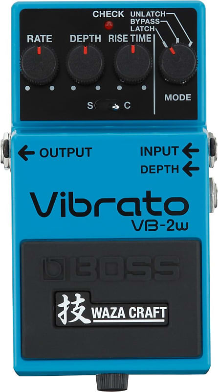Boss VB-2W Waza Craft Vibrato Effect Pedal image 1
