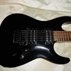 ESP LTD MH-50 FR -Guitars4cancer- Black, Floyd Rose, Abalone